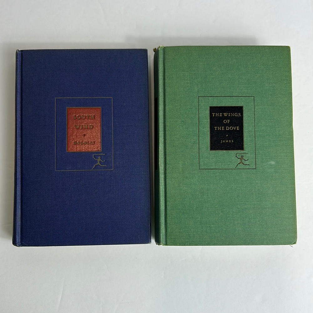 The Modern Library BOOKS Lot The Wings of the Dove James South Wind Douglas VTG